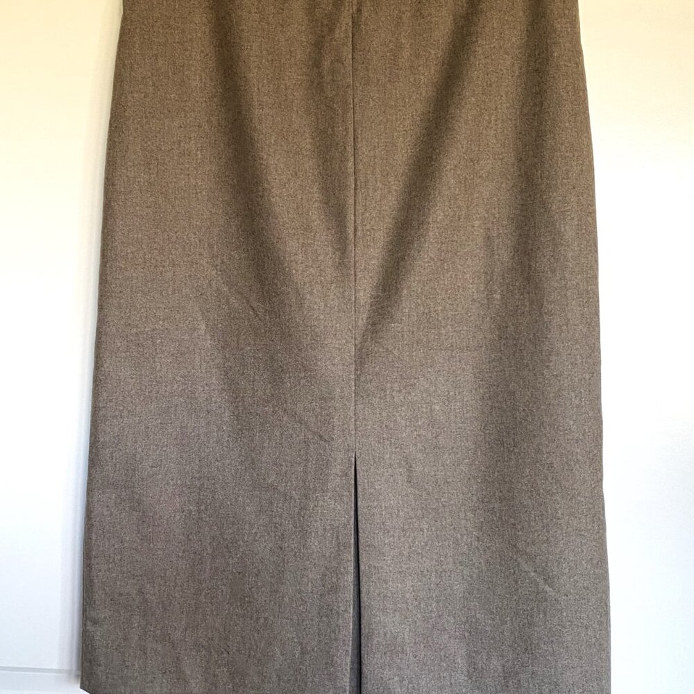 RALPH LAUREN BLACK LABEL CASHMERE LIGHT BROWN OR TAUPE SKIRT SIZE: 6